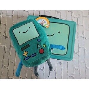 New ADVENTURE TIME BMO LUNCH BOX & Bemo Plush Cartoon Network CN